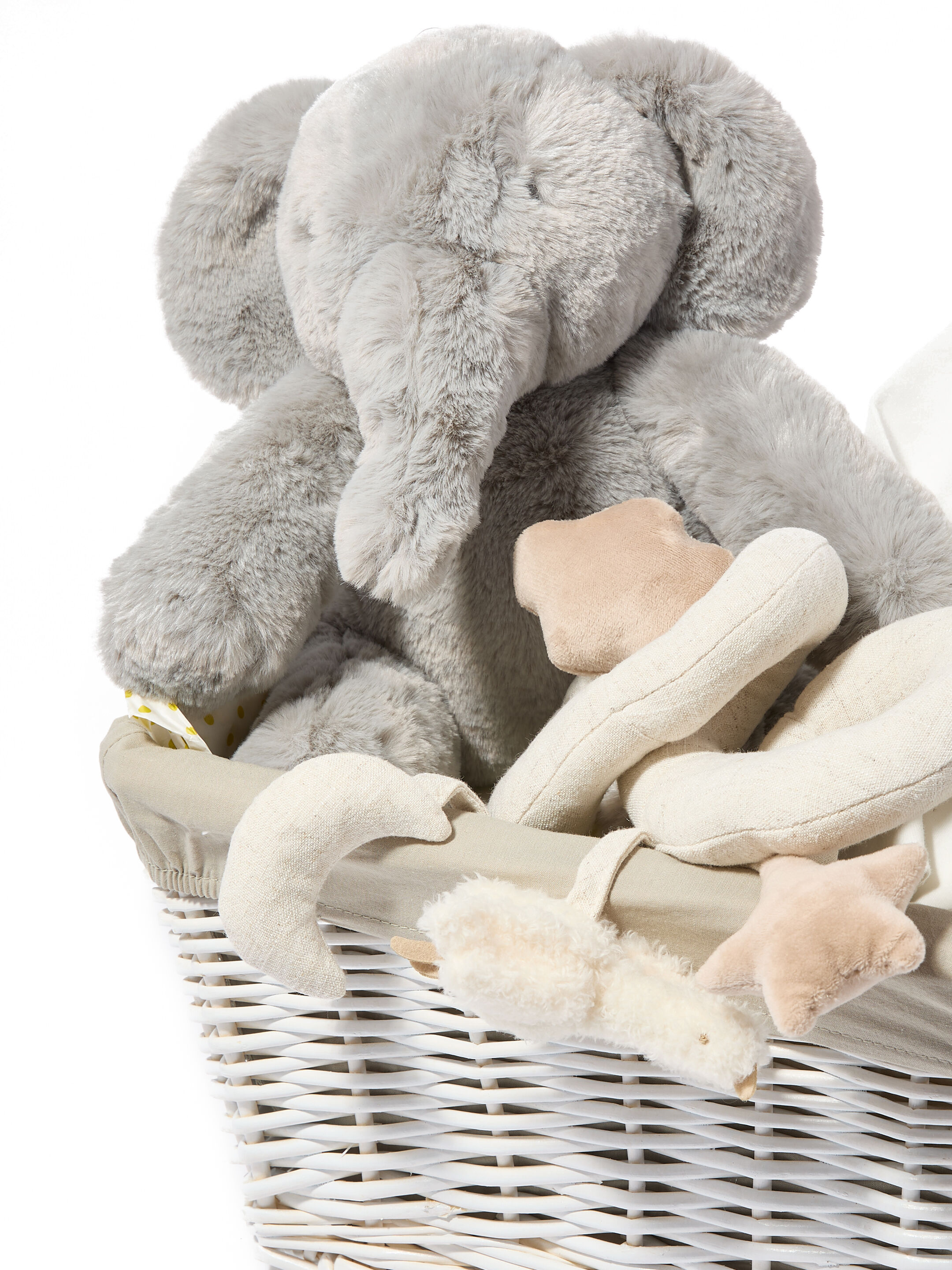 سلة هدايا للرضع بلباس الكل في واحد بتطريز My First Eid &rlm;- 3 قطع image number 3